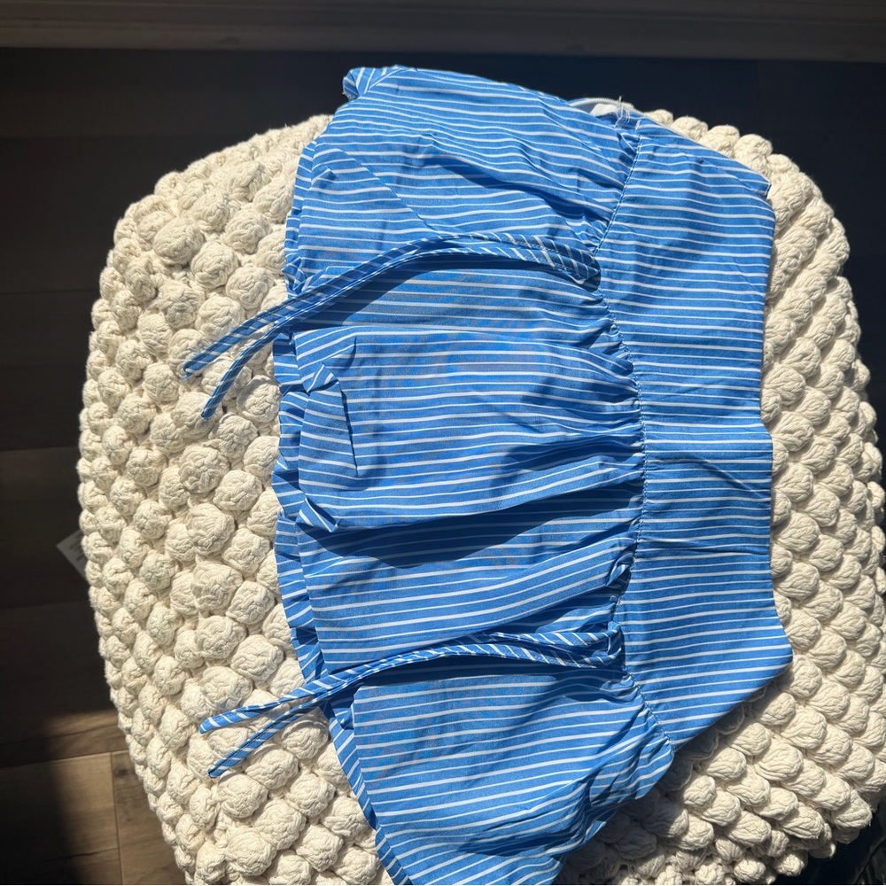 Blue Striped skirt